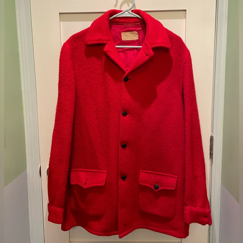 Hudson Bay Red Wool Coat